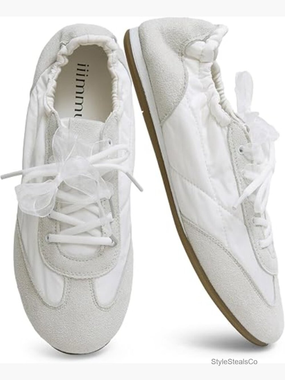 Ballet Sneakers Slip-On Lace-Up Casual Flats for Walking Travel Driving